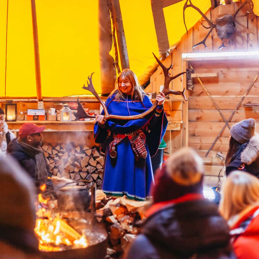 Tromsø Reindeer Sledding & Feeding with a Sami Guide